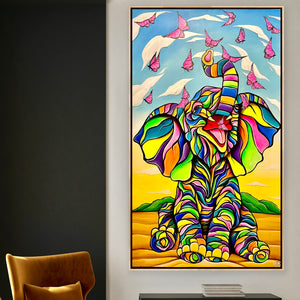 
                  
                    Load image into Gallery viewer, Elefanten og de lyserøde sommerfugle 200x120
                  
                