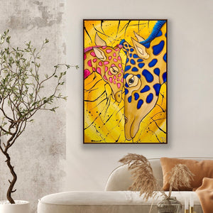 
                  
                    Load image into Gallery viewer, Giraf-kærlighed 120x80
                  
                