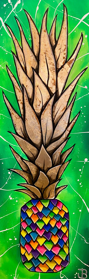 
                  
                    Load image into Gallery viewer, Golden pineapple (green) 150x50
                  
                