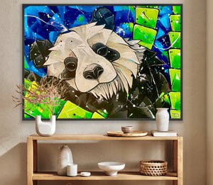 
                  
                    Load image into Gallery viewer, Night panda 110x80
                  
                