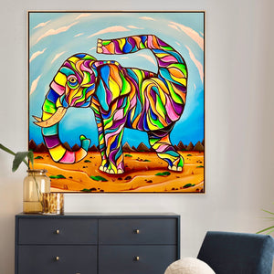
                  
                    Load image into Gallery viewer, Den akrobatiske elefant 120x120
                  
                