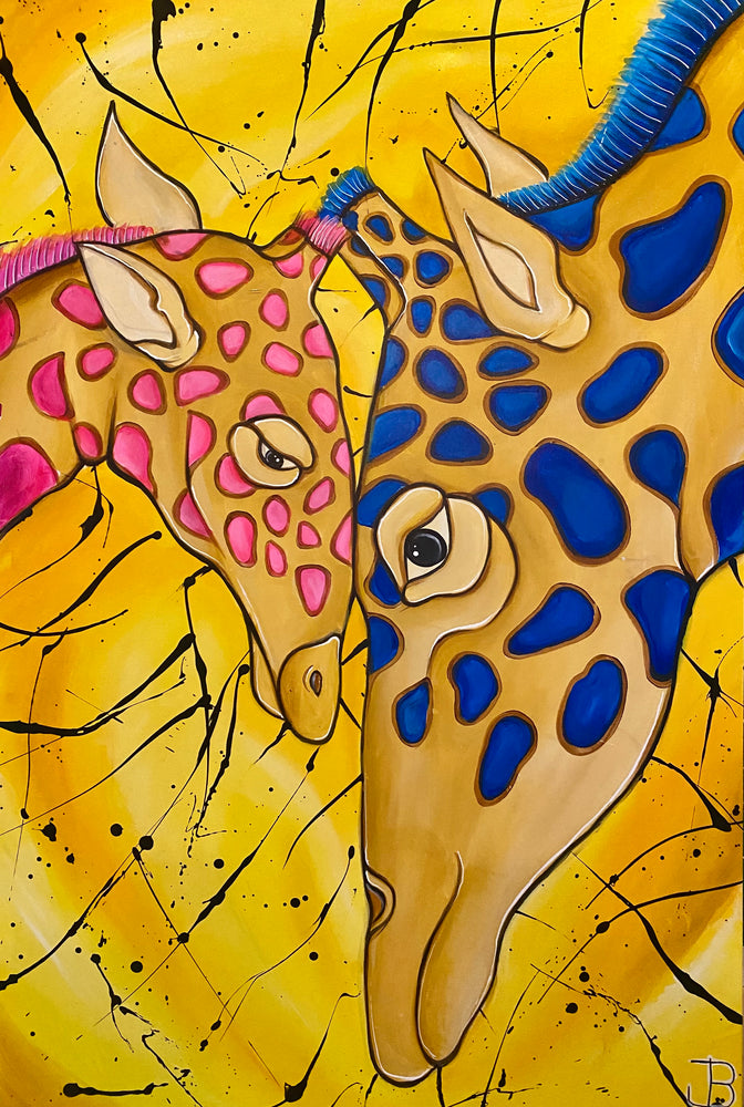 
                  
                    Load image into Gallery viewer, Giraf-kærlighed 120x80
                  
                