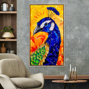 
                  
                    Load image into Gallery viewer, Yellow peacock 140x80
                  
                