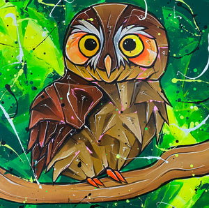 
                  
                    Load image into Gallery viewer, Skov uglen 80x80
                  
                