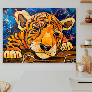 
                  
                    Load image into Gallery viewer, Trætte striber 80x60
                  
                