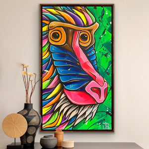 
                  
                    Load image into Gallery viewer, Mandrillen i det grønne 70x30
                  
                