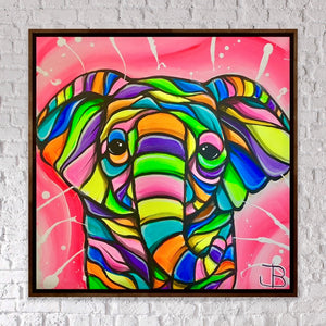 
                  
                    Load image into Gallery viewer, Pink babyfant 40x40
                  
                