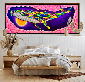 
                  
                    Load image into Gallery viewer, Humpback bubble whale 200x80
                  
                