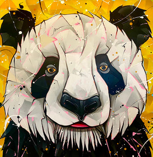 
                  
                    Load image into Gallery viewer, Yellow Panda 100x100
                  
                