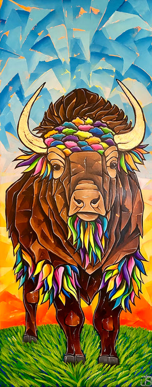
                  
                    Load image into Gallery viewer, Den gyldne bison 200x80
                  
                