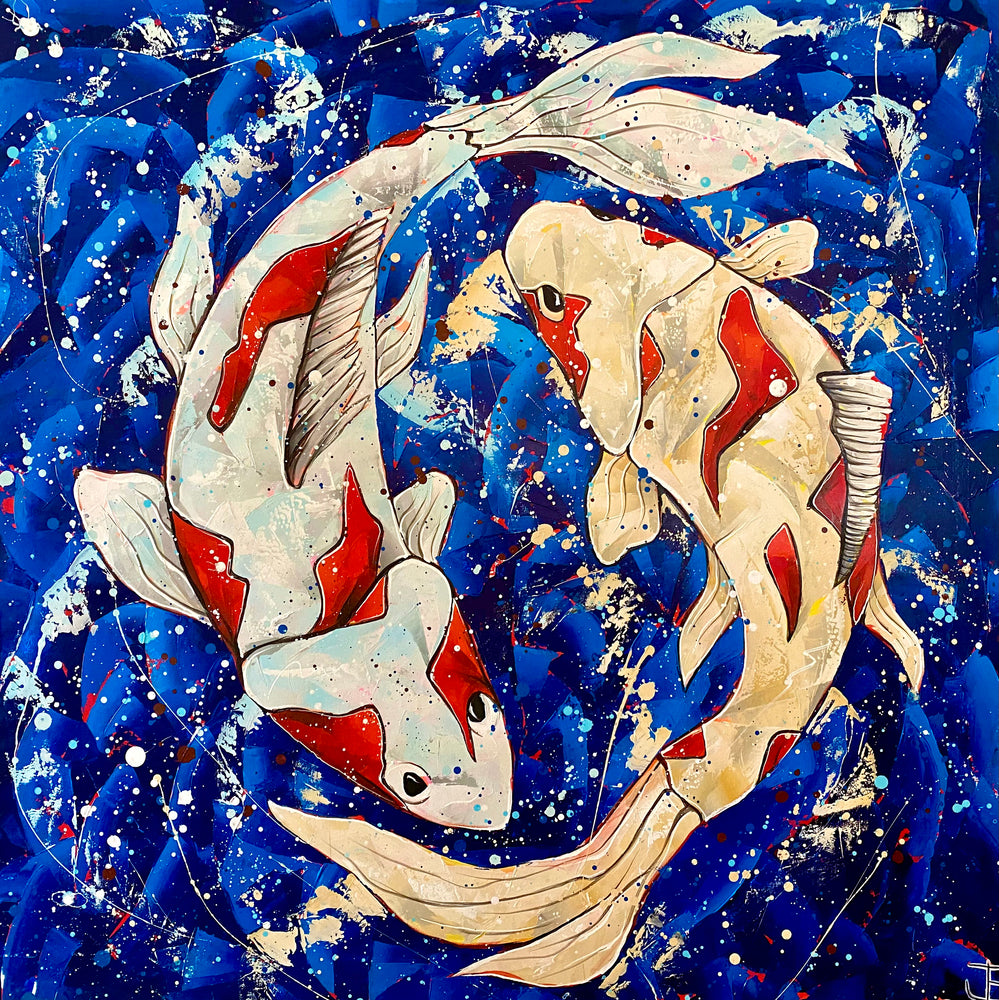 
                  
                    Load image into Gallery viewer, Swimming koi fish 150x150
                  
                