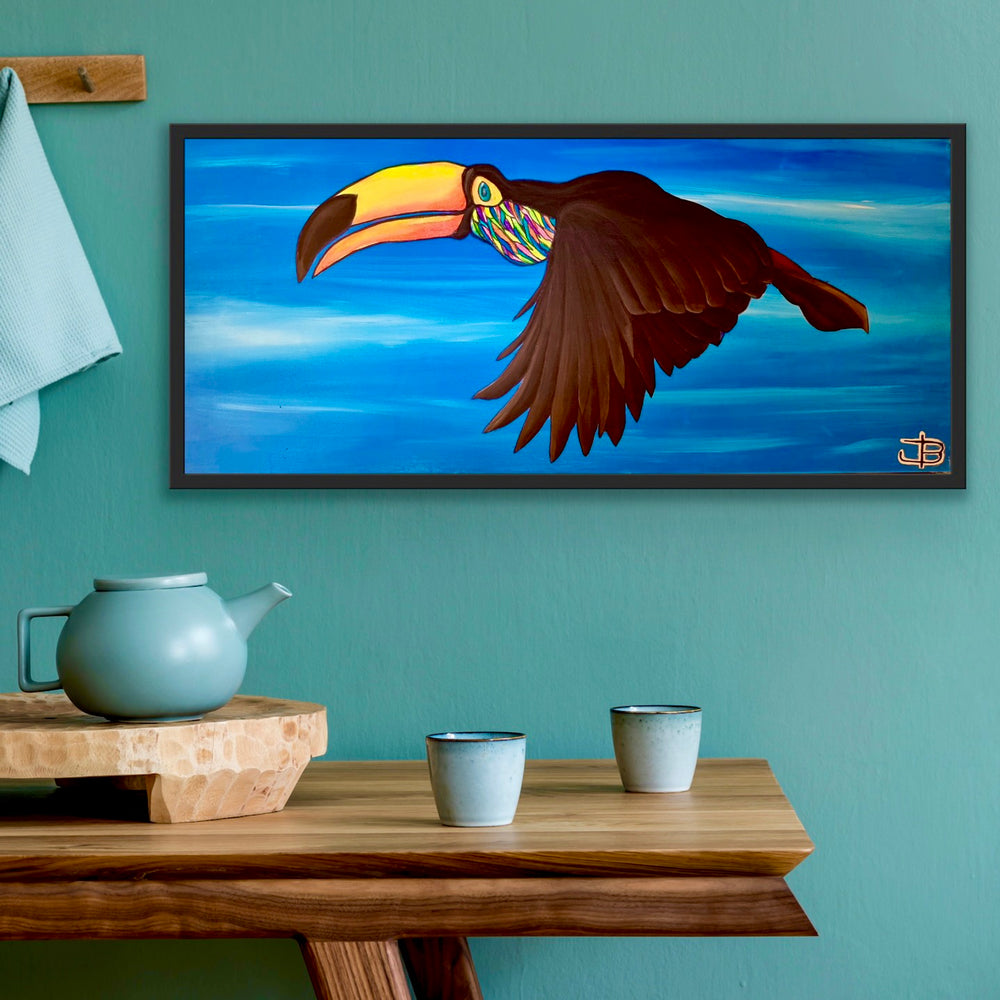 
                  
                    Load image into Gallery viewer, Flyvende tucan 90x40
                  
                