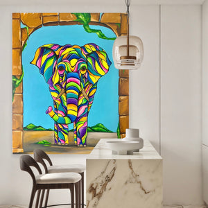 
                  
                    Load image into Gallery viewer, Elefantporten 180x150
                  
                