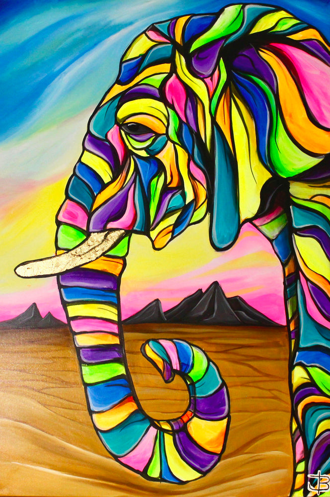
                  
                    Load image into Gallery viewer, Sunny elephant 110x75
                  
                