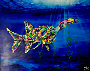 
                  
                    Load image into Gallery viewer, Paddle fish 100x80
                  
                