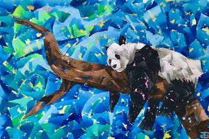 
                  
                    Load image into Gallery viewer, Sleepy panda 150x100
                  
                