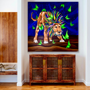 
                  
                    Load image into Gallery viewer, Løven og sommerfuglene 150x150
                  
                