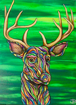 
                  
                    Load image into Gallery viewer, My deer friend 80x60 (2 stk)
                  
                