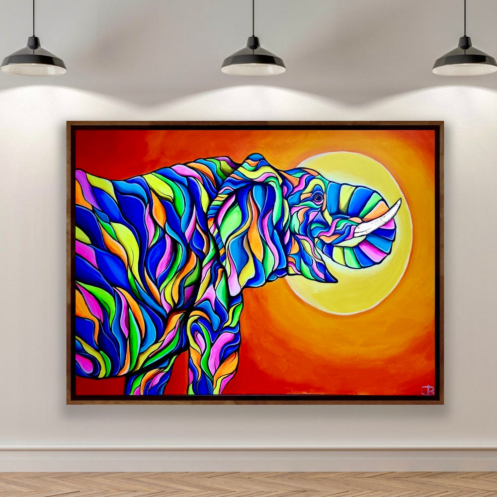 Sunrise Elephant 200x150