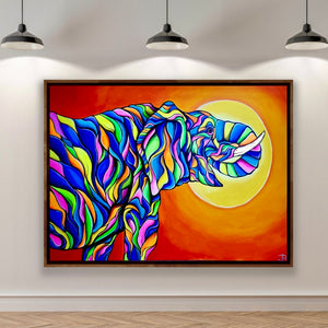 
                  
                    Load image into Gallery viewer, Sunrise Elephant 200x150
                  
                