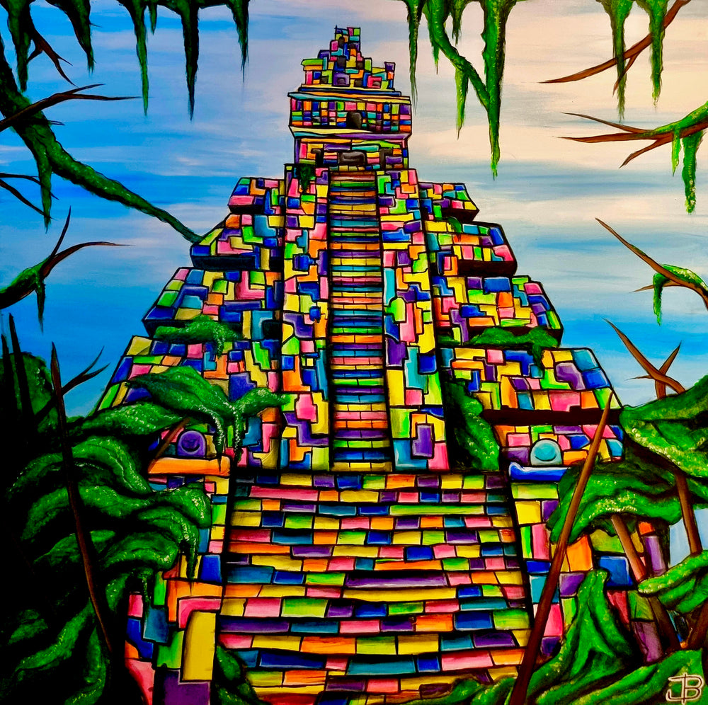
                  
                    Load image into Gallery viewer, Aztek tempel 100x100
                  
                