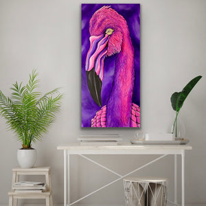 
                  
                    Load image into Gallery viewer, Neonpink flamingo 150x75
                  
                
