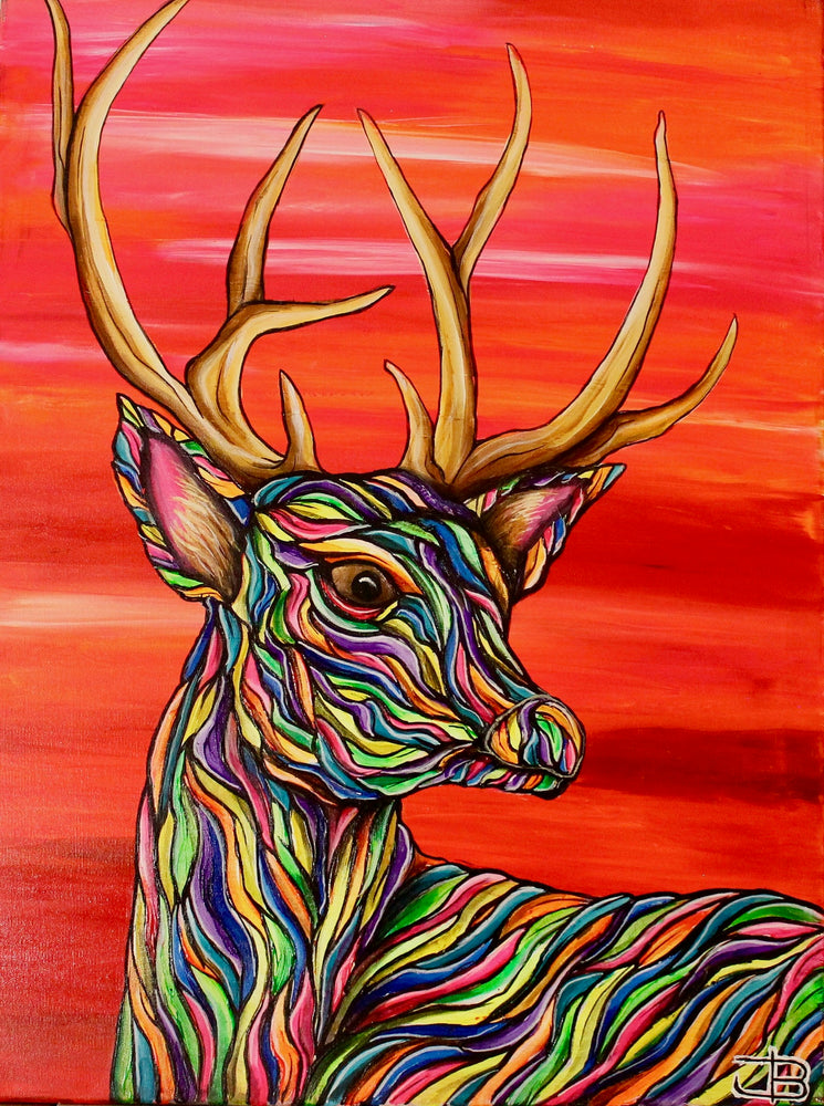 
                  
                    Load image into Gallery viewer, My deer friend 80x60 (2 stk)
                  
                